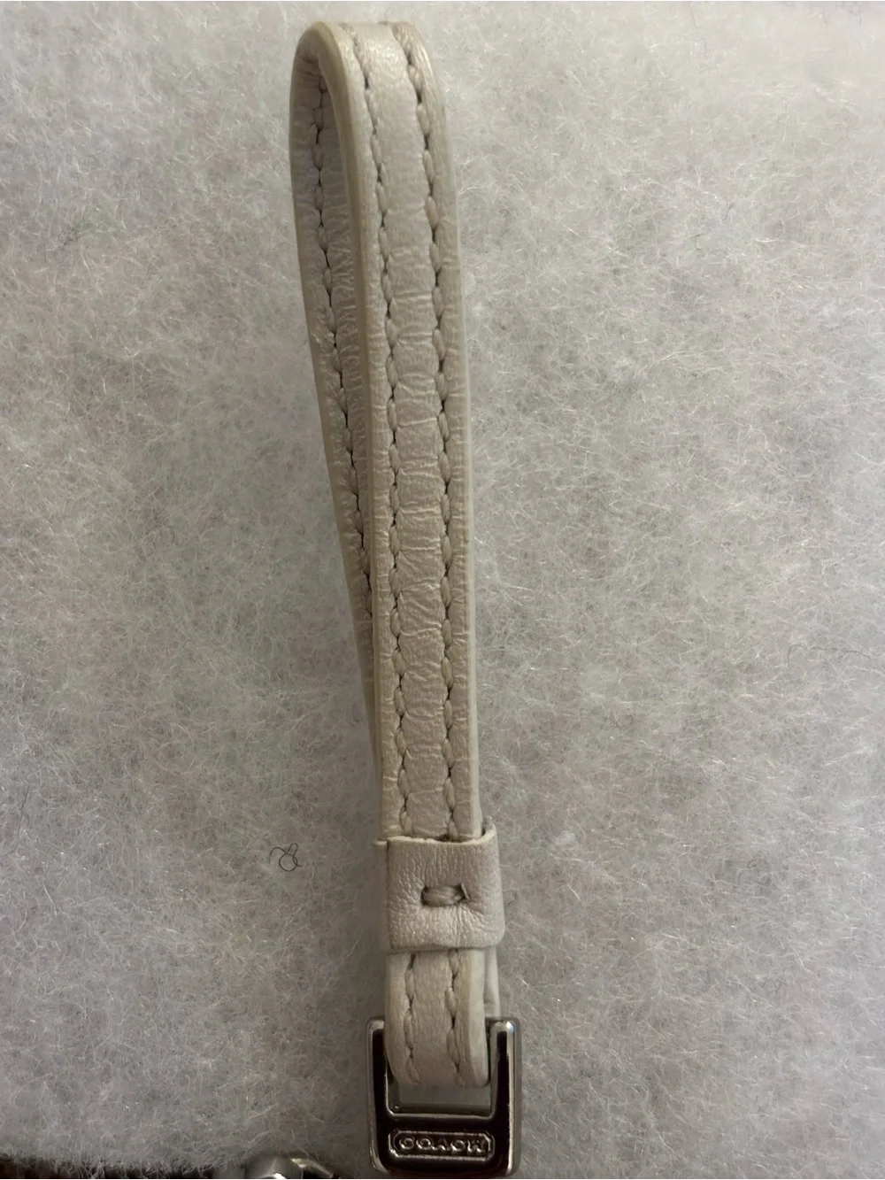 Coach Orange Daisy Key/phone/Bag Charm with Pink Coach Tag